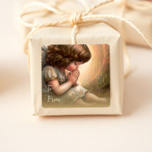 Little Girl Angel Radiant Light Halo beten