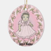 Little Girl Baby Doll Ornament (Links)