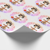 Little Girl Birthday Geschenkpapier (Ecke)