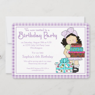 Little Girl Birthday Party Einladung Country Girl