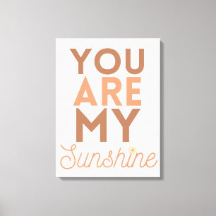 Little Girl Boho Sunshine Wall Art Décor Leinwand