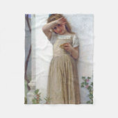 Little Girl, Bouguereau Fleecedecke (Vorderseite)
