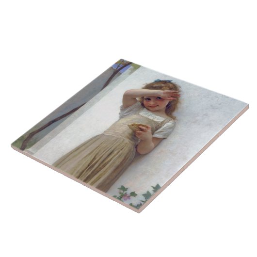 Little Girl, Bouguereau Fliese (Seite)