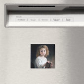 Little Girl, Bouguereau Magnet (In Situ (Geschirrspüler))