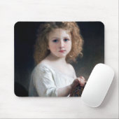 Little Girl, Bouguereau Mousepad (Mit Mouse)
