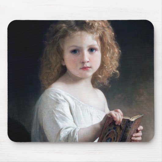 Little Girl, Bouguereau Mousepad (Vorne)