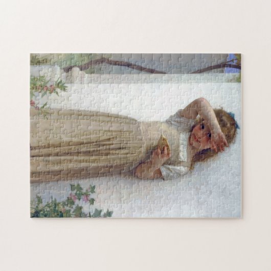 Little Girl, Bouguereau Puzzle (Horizontal)