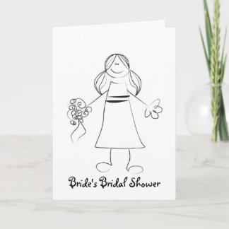 Little Girl Bridal Dusche Einladung