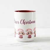 Little Girl Elf Xmas Magie individuell angepasst Tasse (Zentrum)