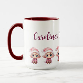 Little Girl Elf Xmas Magie individuell angepasst Tasse