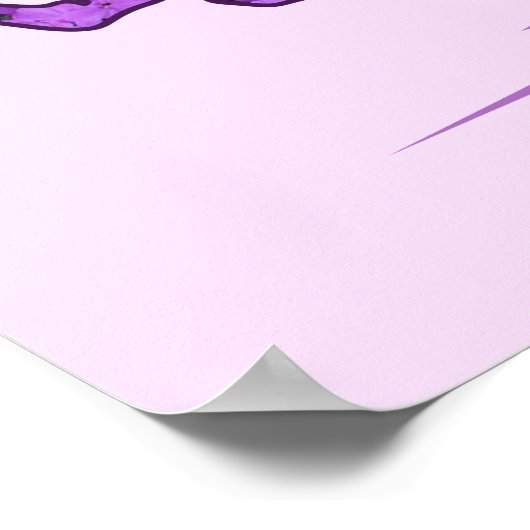 Little Girl Horse Poster (Ecke)