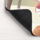 Little Girl Hugging Deer Mousepad (Ecke)