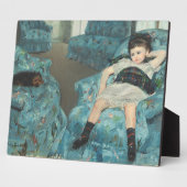 Little Girl in a Blue Armchair, 1878 (oi Fotoplatte (Seite)