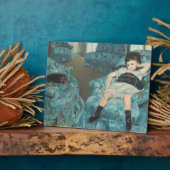 Little Girl in a Blue Armchair, 1878 (oi Fotoplatte (Seite)