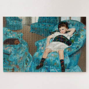 Little Girl in a Blue Armchair by Mary Cassatt Puzzle