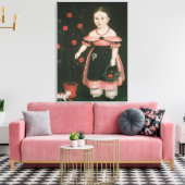 Little Girl in Lavender, c.1840 Leinwanddruck (Insitu (Wohnzimmer))