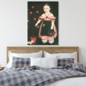 Little Girl in Lavender, c.1840 Leinwanddruck (Insitu (Schlafzimmer))