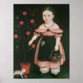 Little Girl in Lavender, c.1840 Poster (Vorne)