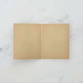 Little Girl & Jack-O-Lantern Vintages Halloween Karte (Innenseite)