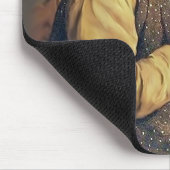 Little Girl Knitting Mousepad (Ecke)