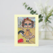 Little Girl Lost Postkarte (Stehend Vorderseite)