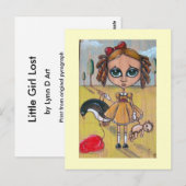 Little Girl Lost Postkarte (Vorne/Hinten)