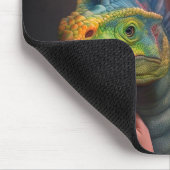 Little Girl mit ihrer Lizard Mousepad (Ecke)