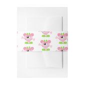 Little Girl Monster thematisches Party Einladungsbanderole (Vorderseite Beispiel)