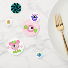 Little Girl Monster thematisches Party Konfetti