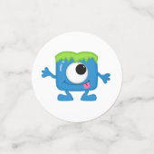 Little Girl Monster thematisches Party Konfetti (Klein Vorderseite)