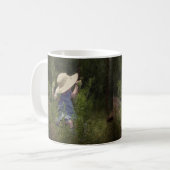 Little Girl on Swing Kaffeetasse (Vorderseite Links)
