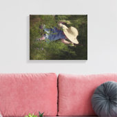 Little Girl on Swing Leinwanddruck (Insitu (Wohnzimmer))