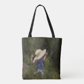 Little Girl on Swing Tasche (Rückseite)