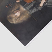 Little Girl Playing Cello 1 Decoupage Paper Seidenpapier (Ausschnitt)