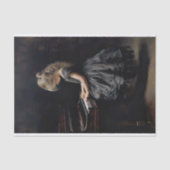 Little Girl Playing Piano 1 Decoupage Paper Seidenpapier (Vorderseite)