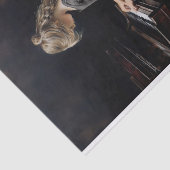 Little Girl Playing Piano 1 Decoupage Paper Seidenpapier (Ausschnitt)