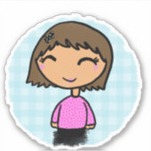 Little Girl Sticker (Vorderseite)