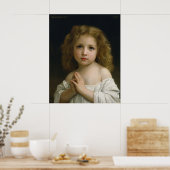 Little Girl von William-Adolphe Bouguereau Poster (Küche)