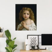 Little Girl von William-Adolphe Bouguereau Poster (Heimbüro)