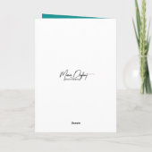 Little Girl Watching Star Karte (Rückseite)