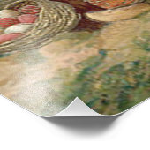 Little Girl Windmill Ostereier Lamm Fotodruck (Ecke)