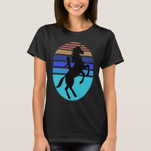 Little Girl with her Unicorn Imagination  2 T-Shirt (Vorderseite)