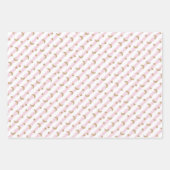 Little Girl Wrapping Paper Sheets Geschenkpapier Set (Vorderseite 2)