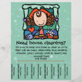 Little Girlie fördert das Immobiliengeschäft GRN Flyer (Vorne)