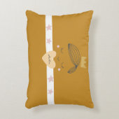 Little Girls Boho Princess Dekokissen (Vorderseite(Vertikal))