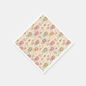 Little Girls Colourful Eid Mubarak Napkins Serviette (Ecke)