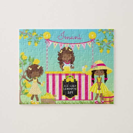 Little Girls Lemonade Stand Puzzle (Horizontal)
