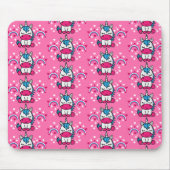 Little Girls Pink Unicorn Pony Mousepad (Vorne)