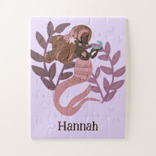 Little Girls Princess Mermaid Puzzle (Vertikal)