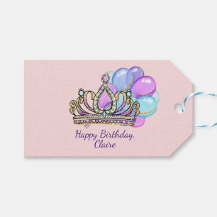Little Girl's Princess zum Geburtstag Geschenkanhänger